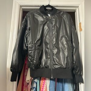 Old Navy Charcoal Bomber Jacket